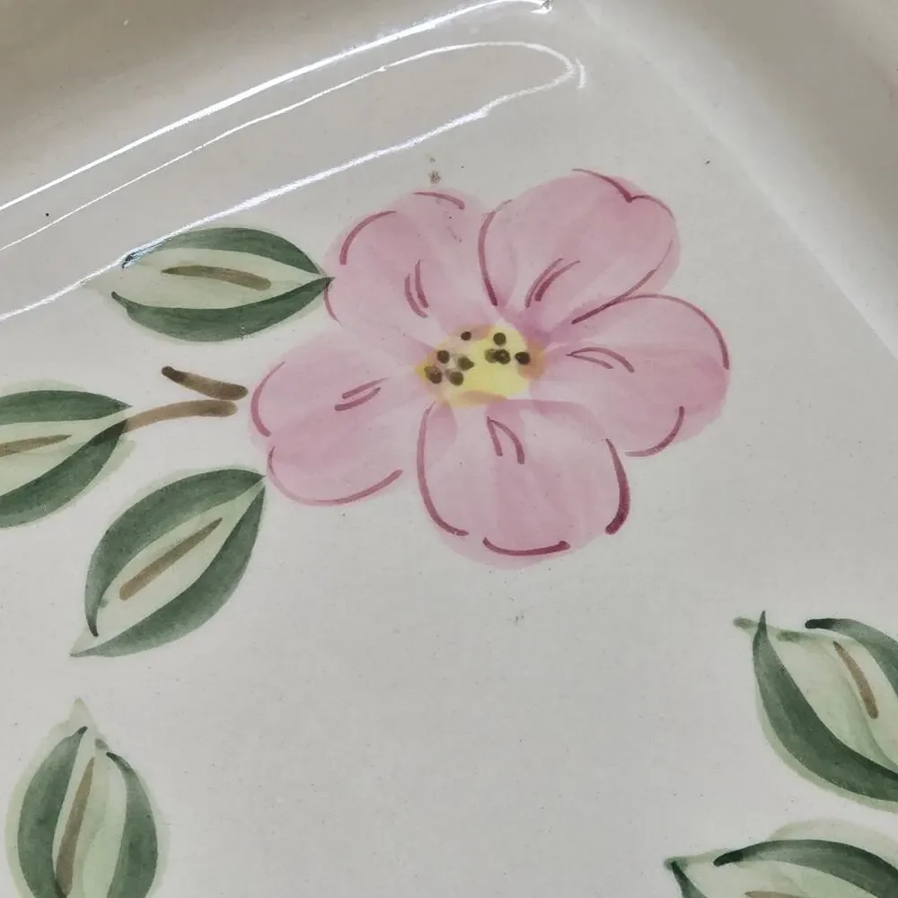 Franciscan Desert Rose Rectangular Baker Casserole Dish Portugal 11 x 8.5